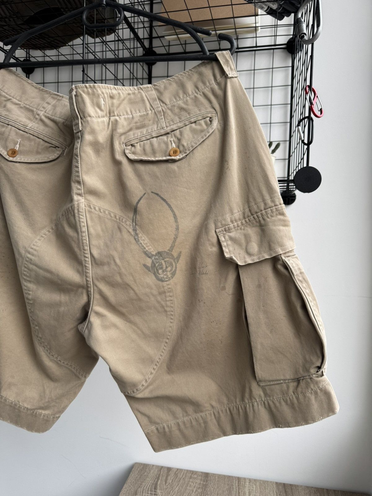 Polo Ralph Lauren Vintage Polo Ralph Lauren Safari Africa Cargo Printed Shorts Size US 36 / EU 52 - 1 Thumbnail