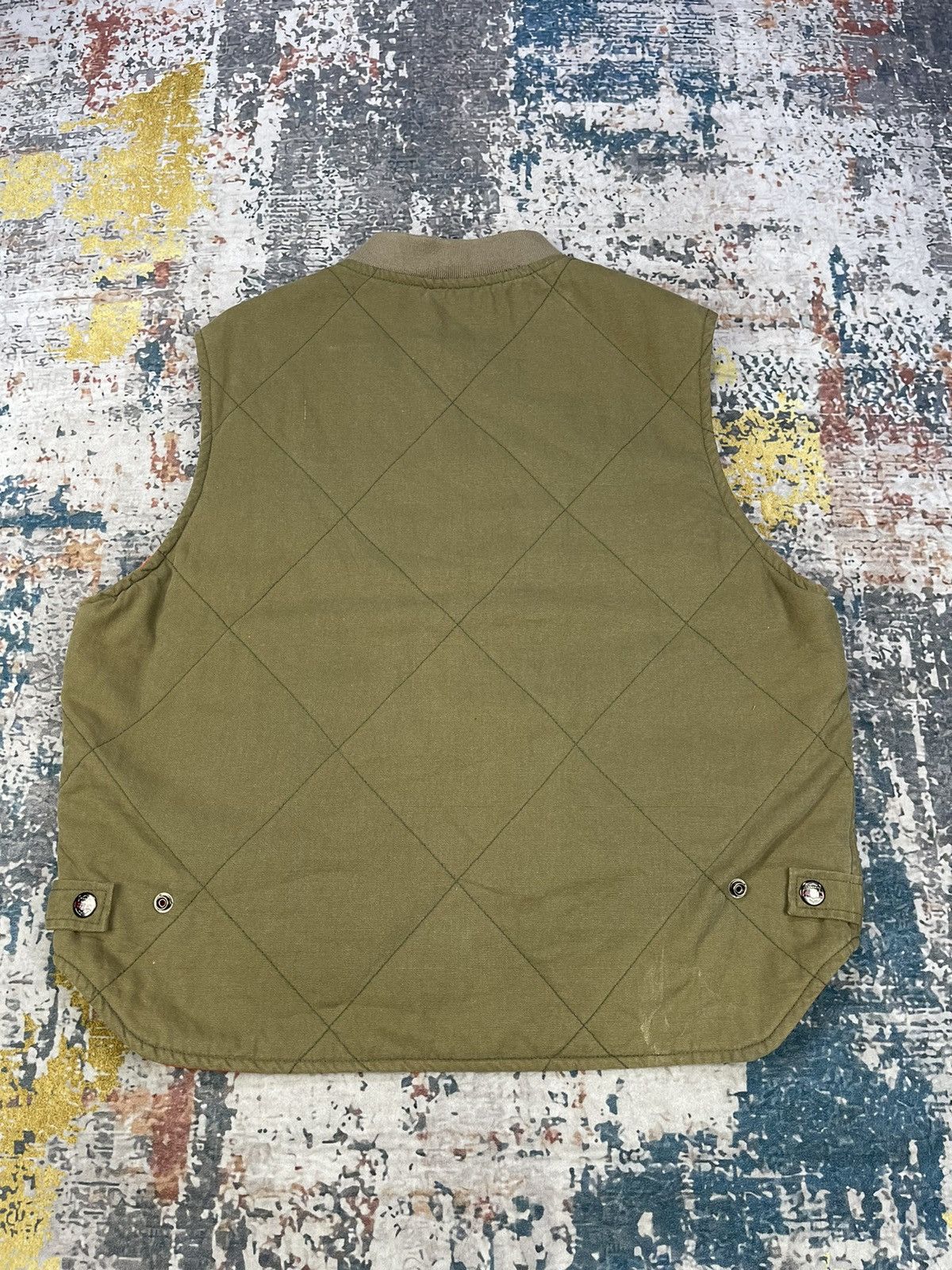 Nigel Cabourn Nigel Cabourn Quilted Tactical Military Deck Vest Size US L / EU 52-54 / 3 - 4 Thumbnail