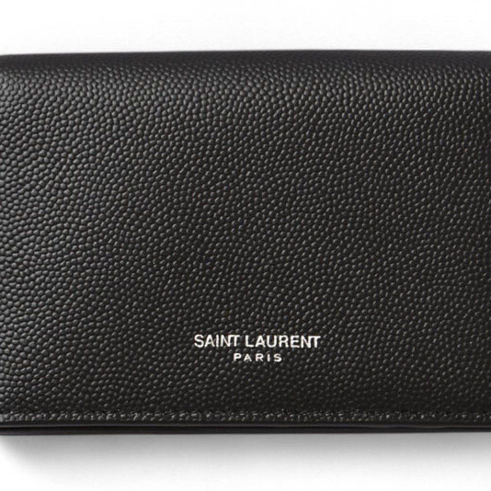 Saint Laurent Paris Saint Laurent Unused Coin Case Card SAINT LAURENT Holder Black 469338 Size ONE SIZE - 1 Thumbnail
