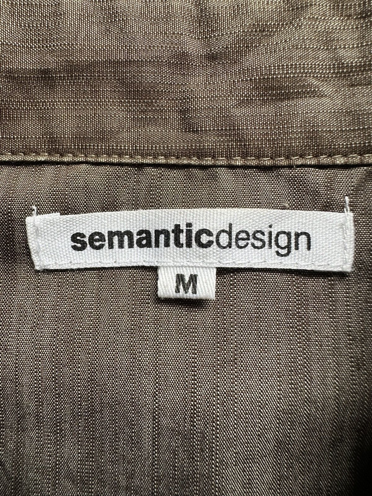 semanticdesign 00's Semantic Design military fashion shirt Size US M / EU 48-50 / 2 - 9 Thumbnail