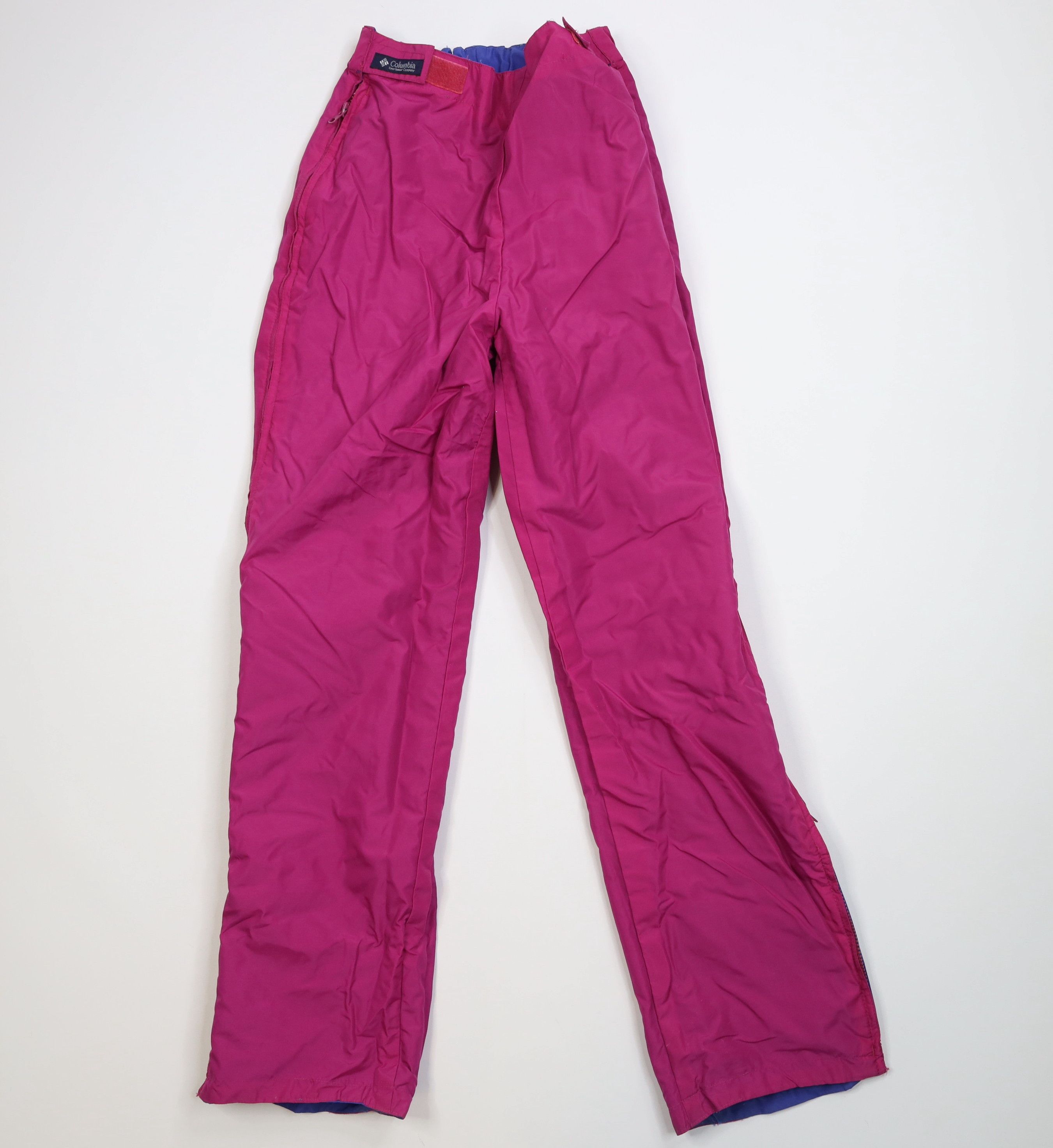 Columbia Vintage 90s Columbia Reversible Waterproof Rain Pants Size 28" / US 6 / IT 42 - 11 Thumbnail
