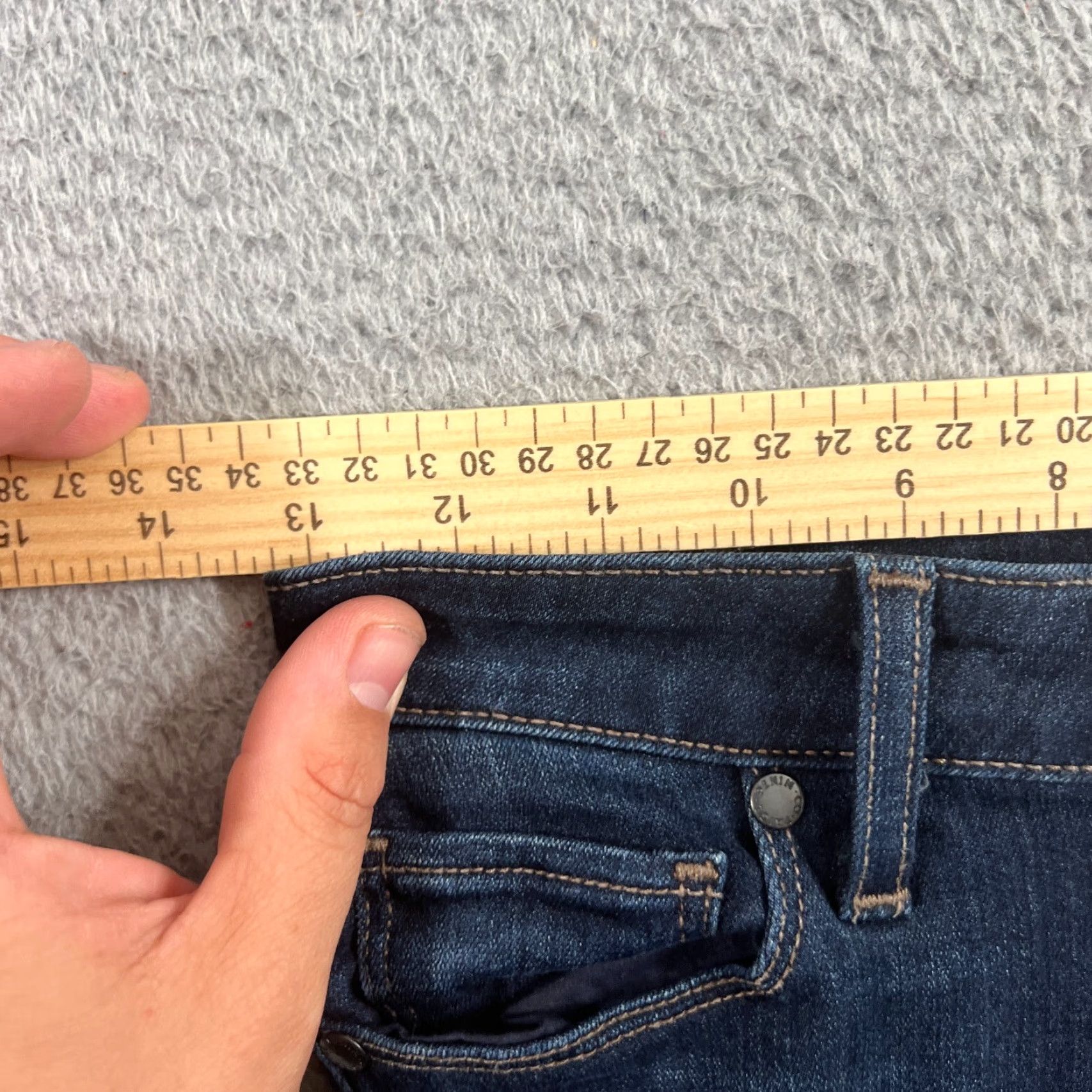 Paige Paige Jeans 26 Verdugo Skinny Cropped Ankle Dark Wash Low Rise Denim Blue Womens Size 26" / US 2 / IT 38 - 7 Thumbnail
