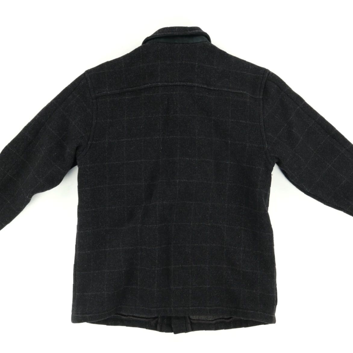 Vintage Grant Thomas Heavy Wool Malone Plaid Jacket Black Men M Shirt Size US M / EU 48-50 / 2 - 4 Thumbnail