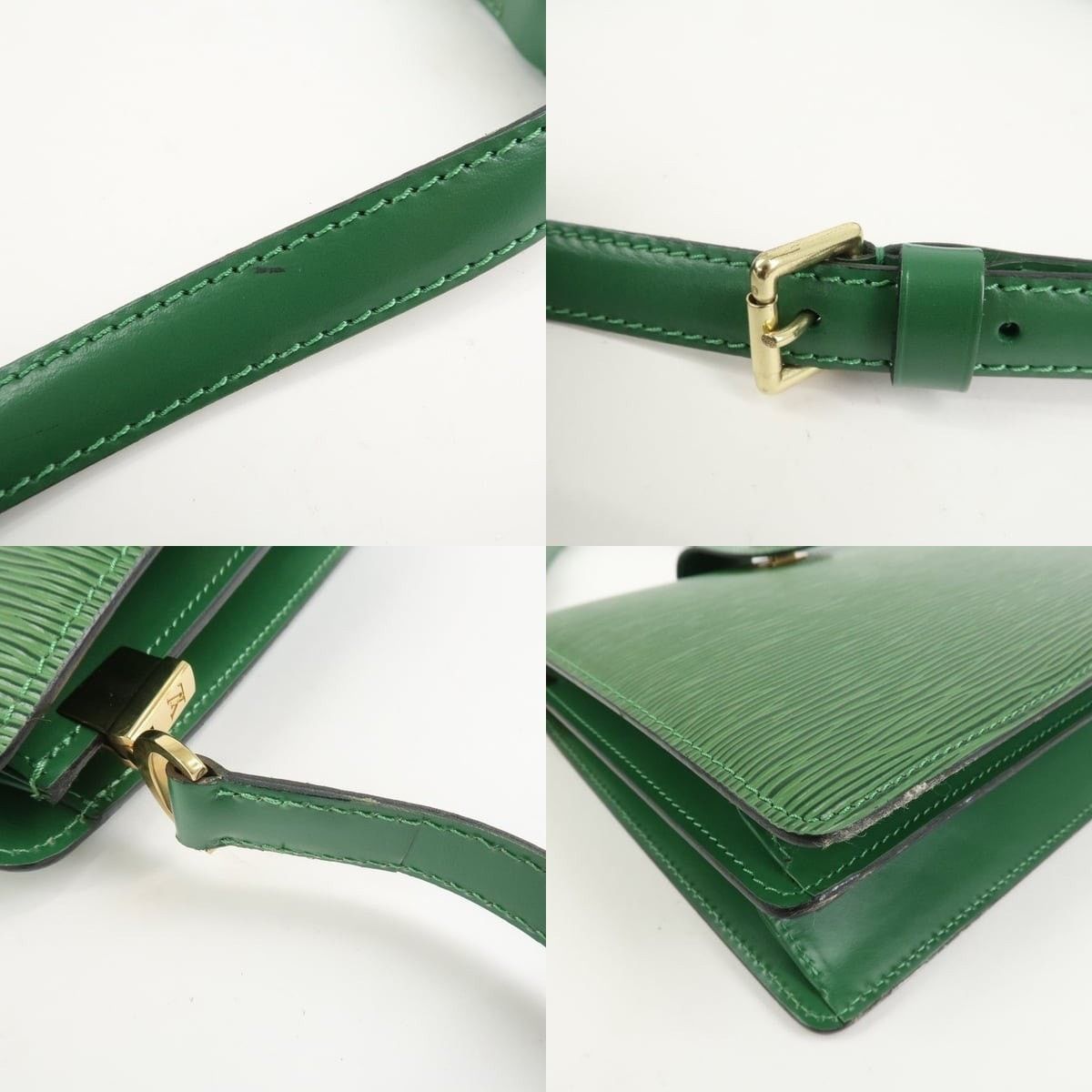 Louis Vuitton Louis Vuitton Epi Capucines Shoulder Bag Leather Green Size ONE SIZE - 4 Thumbnail