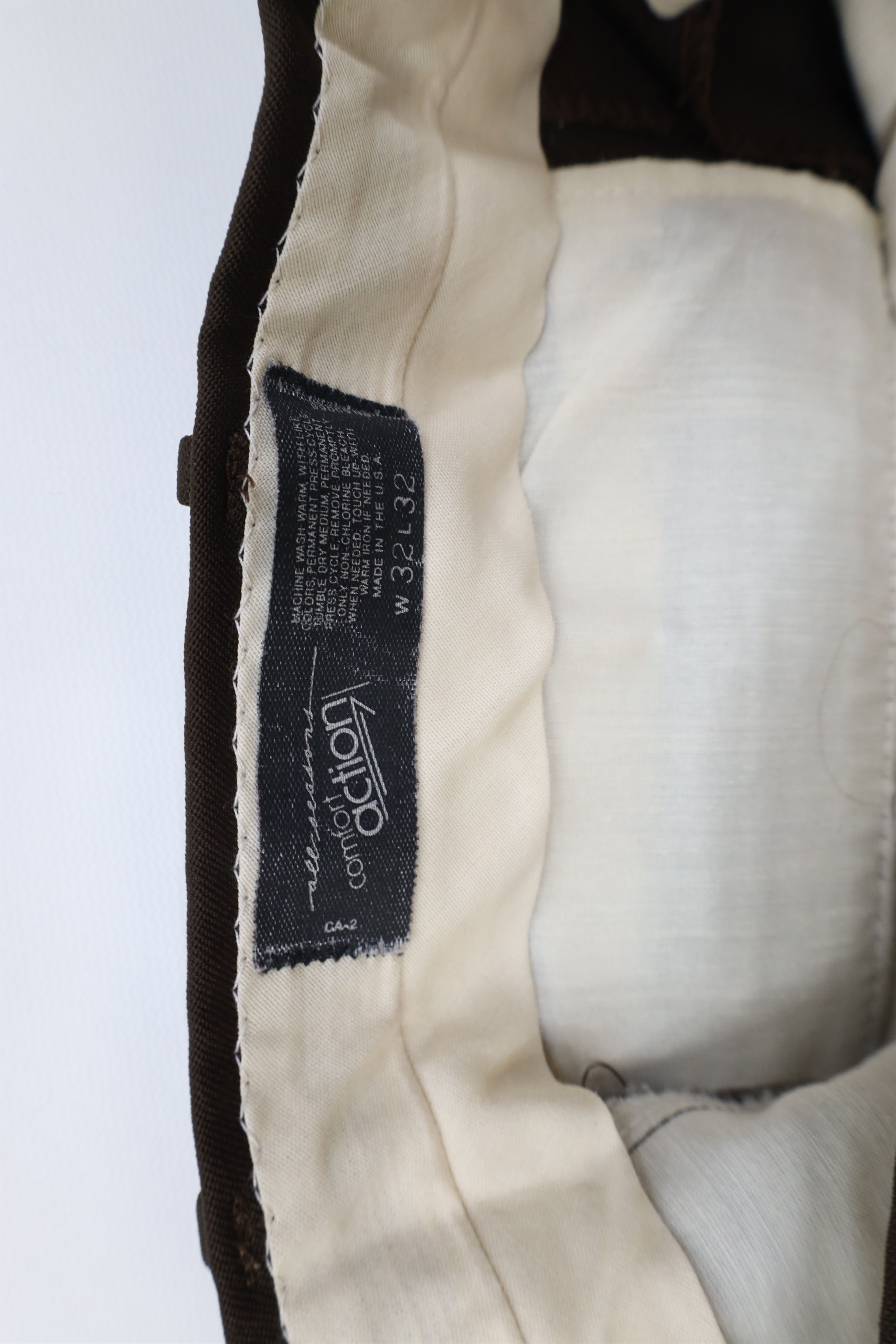 Vintage Vintage 70s Streetwear Knit Flared Chino Pants Brown USA Size US 32 / EU 48 - 9 Thumbnail
