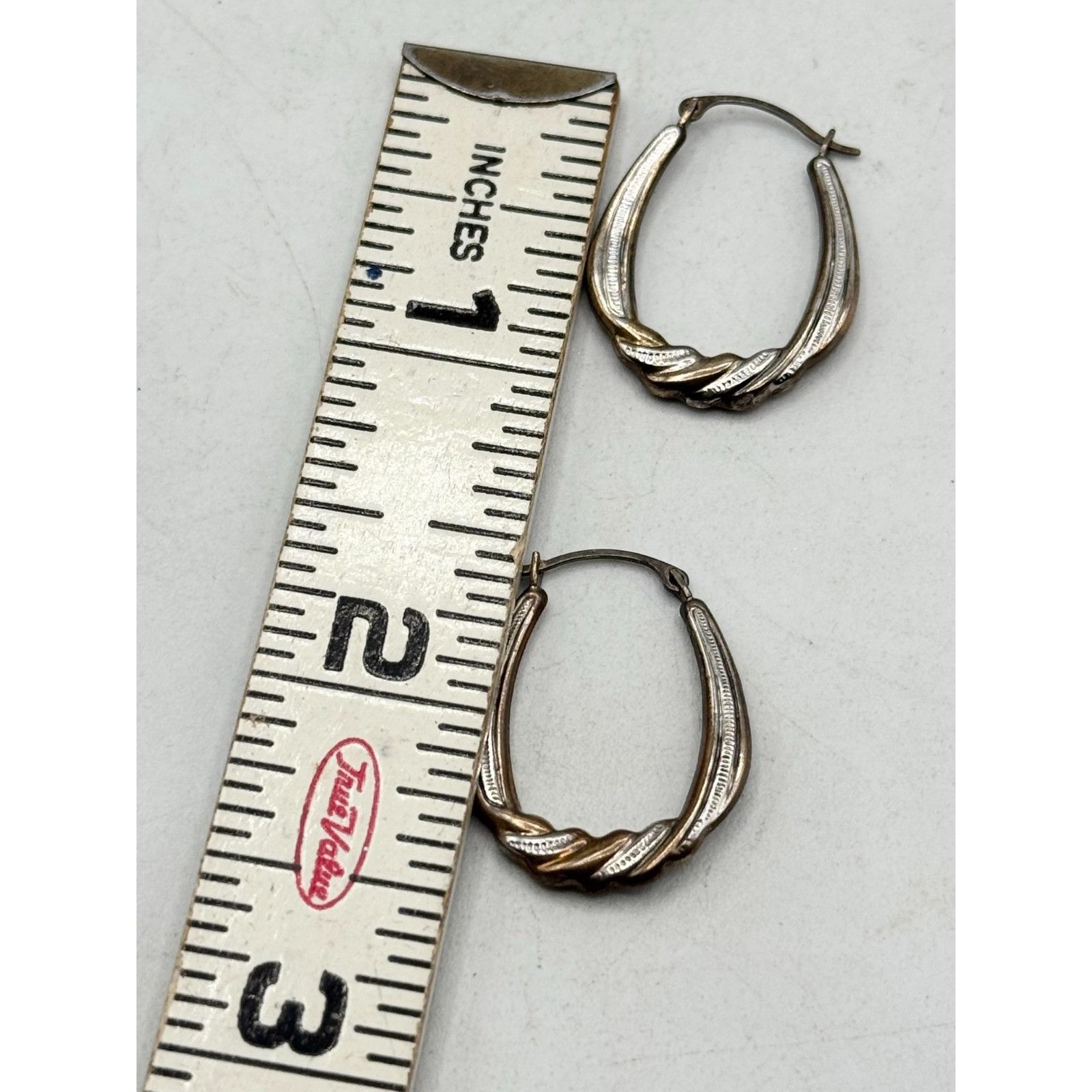 Other Vintage 14k 1/20 Gold filled gold & silver hoop earrings Size ONE SIZE - 5 Thumbnail