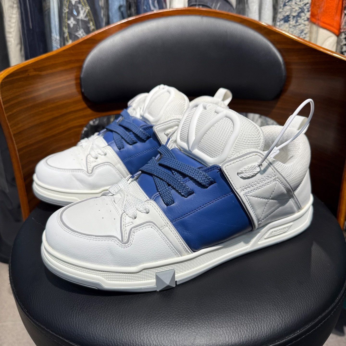 Valentino Valentino Skate Blue Lowtop Sneakers 9.5 Men Size US 9.5 / EU 42-43 - 1 Thumbnail