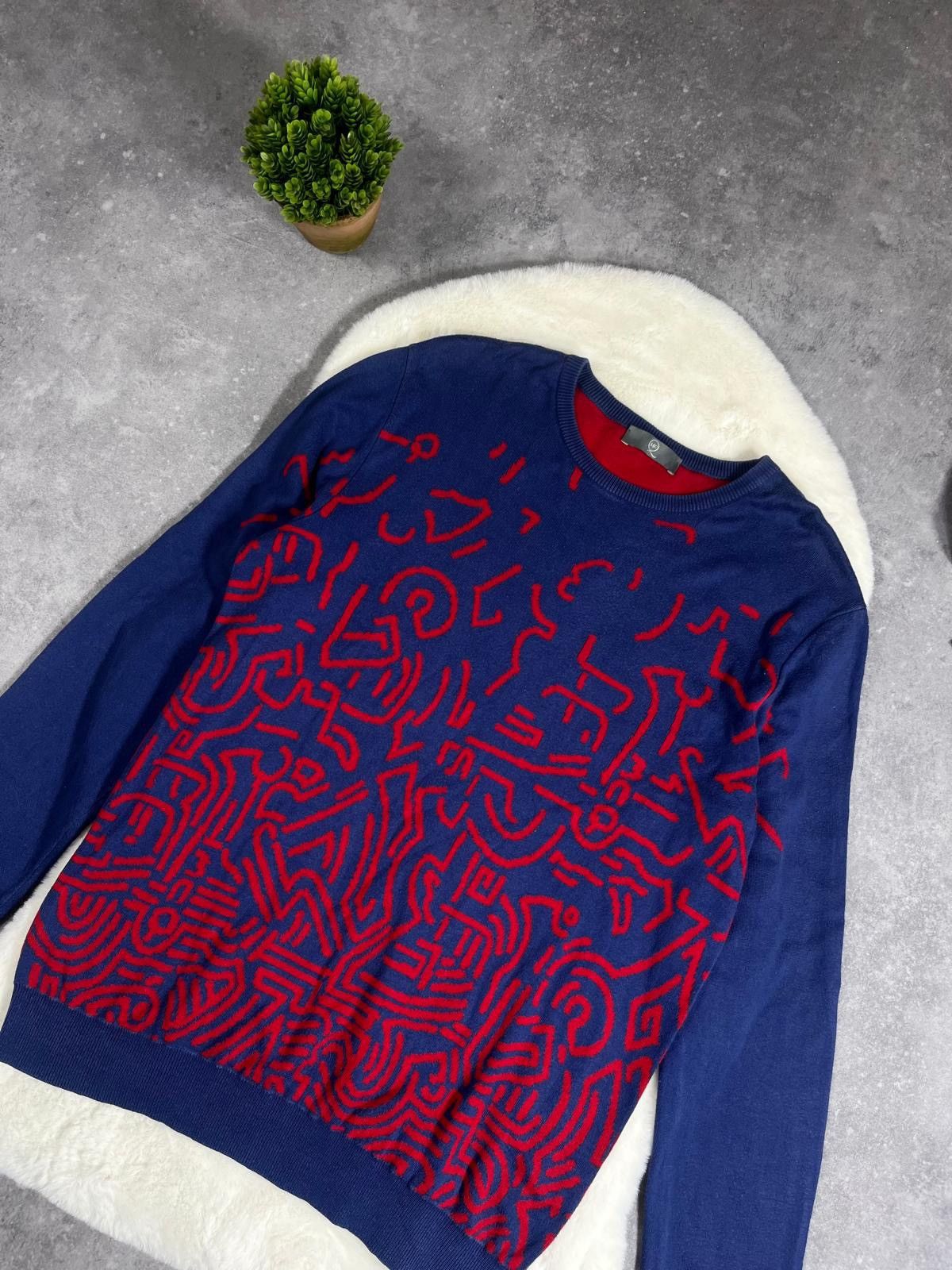 Alexander McQueen × MCQ × Vintage Abstract Mcqueen MCQ Jumper Streetwear Size US M / EU 48-50 / 2 - 2 Thumbnail