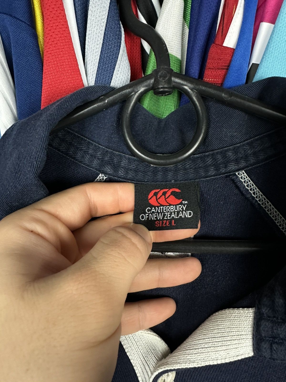 Canterbury of New Zealand Canterbury Scotland 2005/2006 rugby union shirt jersey polo Size US L / EU 52-54 / 3 - 9 Thumbnail