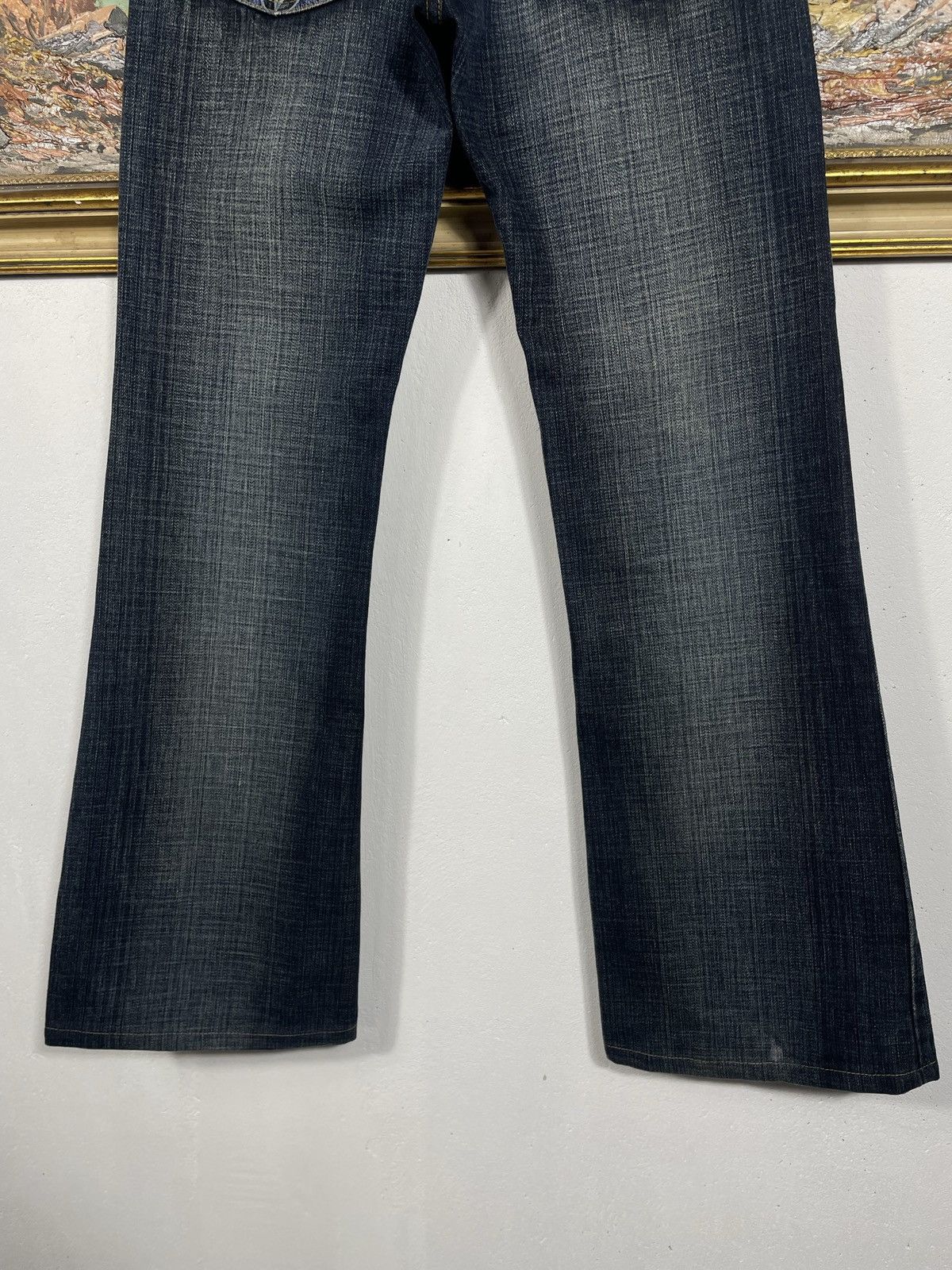 Diesel × If Six Was Nine × Vintage Diesel Vintage Y2k Flare Boot Cut Denim Jeans Trousers Pants Size 30" / US 8 / IT 44 - 10 Thumbnail