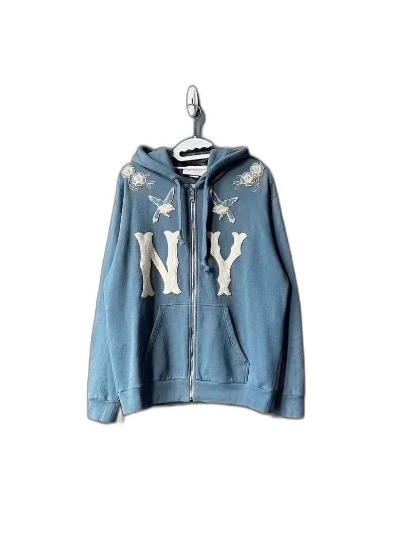 Gucci Gucci x MLB Floral Embroidered Zip Jacket Size US S / EU 44-46 / 1 - 1 Thumbnail