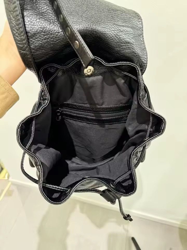 Gothic Punk Pu Leather Rivet Skull Capacity School Backpack