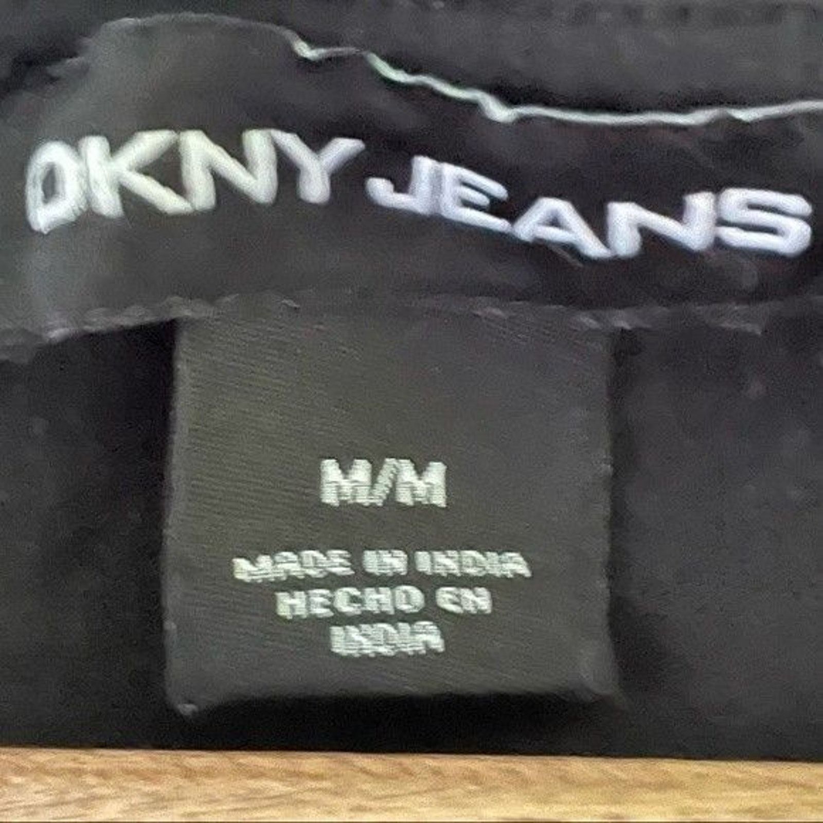 DKNY DKNY Womens Sweatshirt Size Medium Black Logo Silver Sequins Size M / US 6-8 / IT 42-44 - 3 Thumbnail