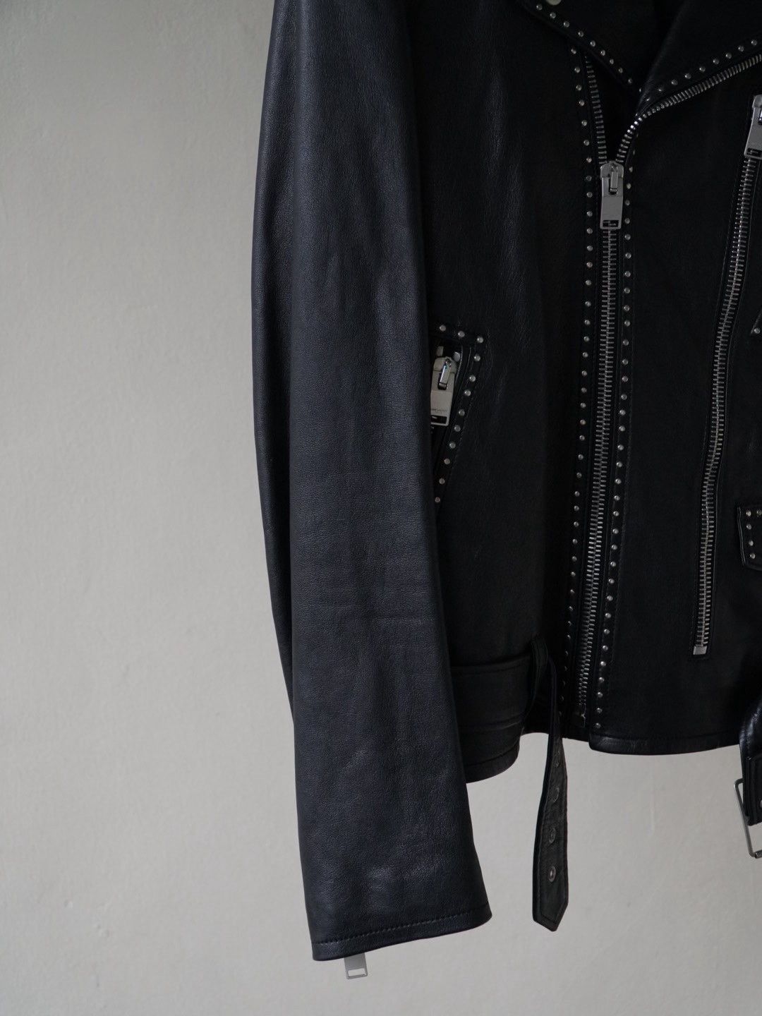 Hedi Slimane × Saint Laurent Paris Saint Laurent SS14 L17 Riveted Leather Jacket 2408-Nextarrow Size US M / EU 48-50 / 2 - 10 Thumbnail