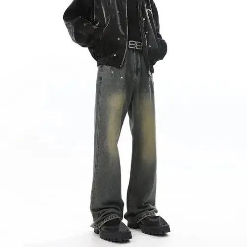 Japanese Brand × Vintage Washed Baggy Distressed Wide Leg Jeans Pants Size US 32 / EU 48 - 2 Thumbnail