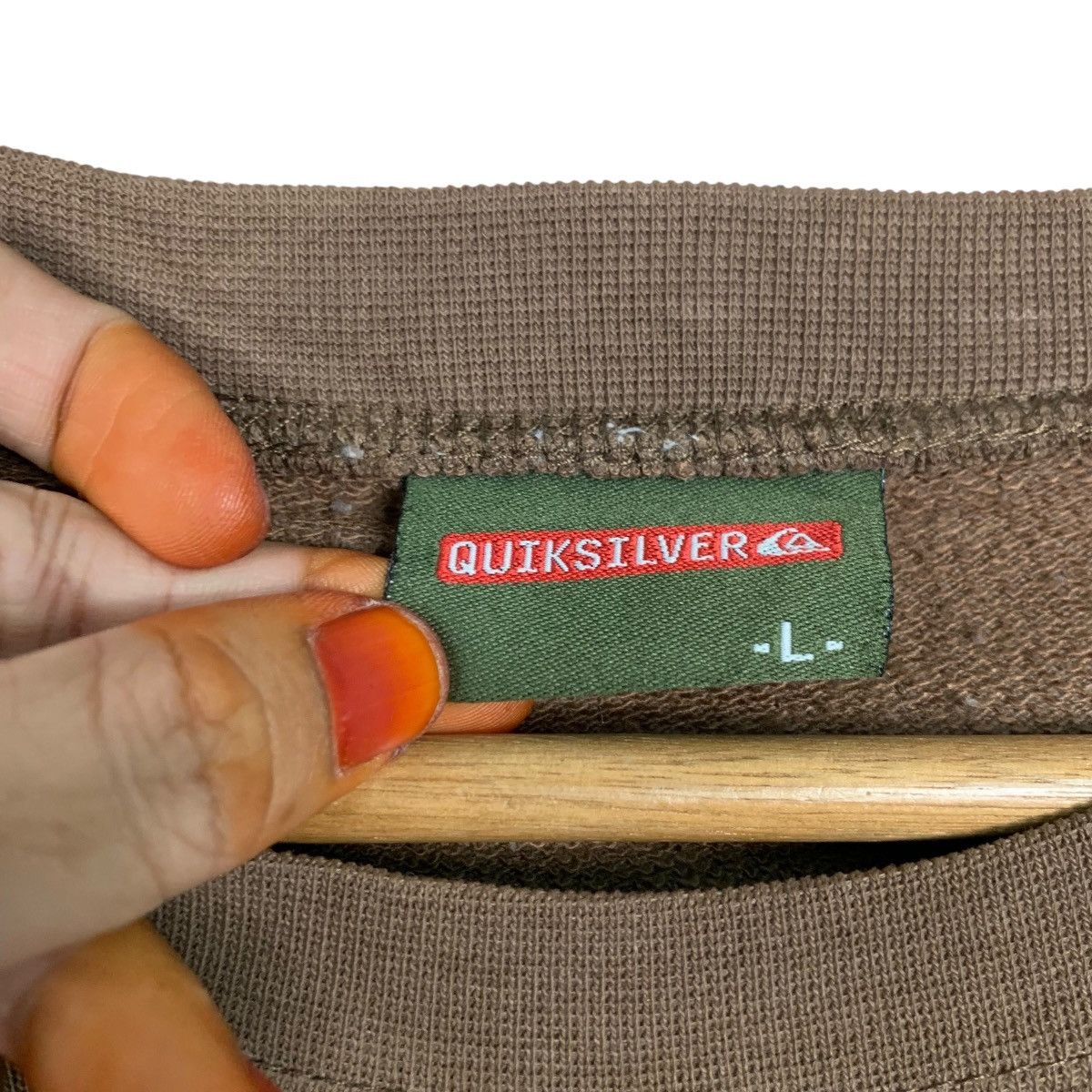 Quiksilver 90's QUIKSILVER Big Logo Surfing Sweatshirt #3573-C163 Size US L / EU 52-54 / 3 - 10 Thumbnail