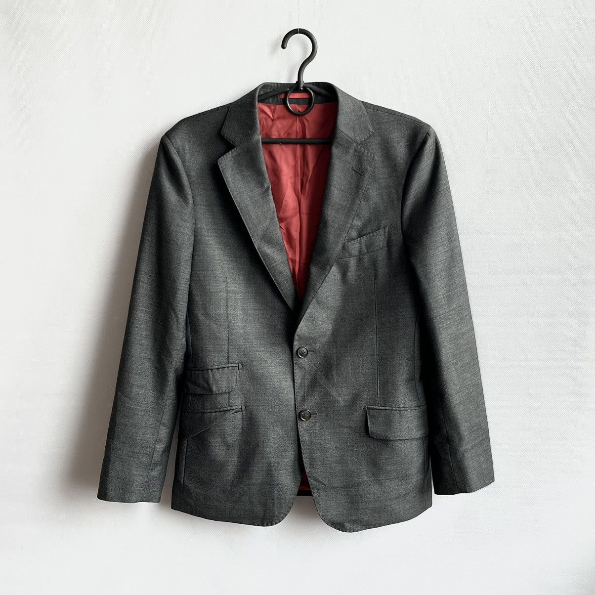 image of Suitsupply Sienna Blazer Men's Wool Jacket in Grey (Size 46R)