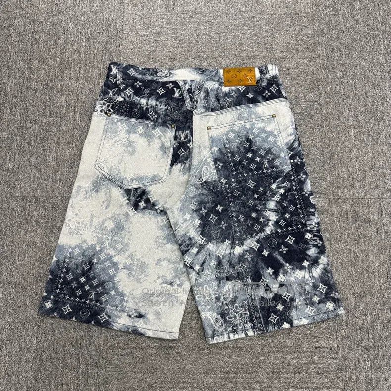 Louis Vuitton Louis Vuitton Tie-dyed cashew flower jeans Size US 32 / EU 48 - 5 Thumbnail