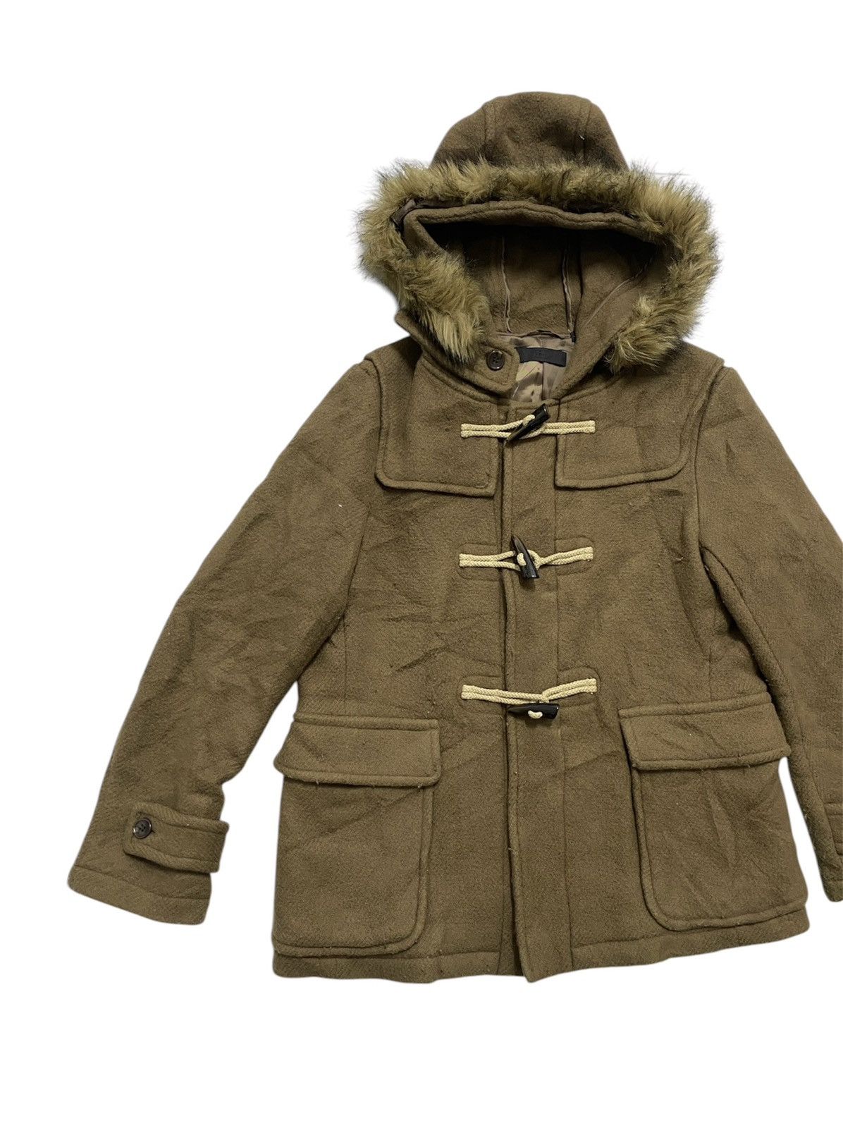 If Six Was Nine × Uniqlo Uniqlo Wool Mink Fur Coat Hoodie Size US XL / EU 56 / 4 - 3 Thumbnail