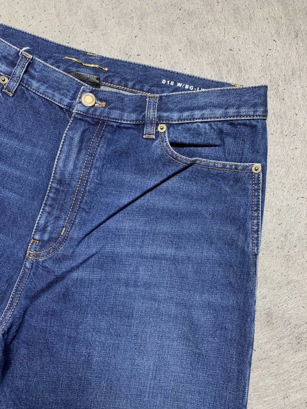 Saint Laurent Paris Saint Laurent Paris D 18 Baggy Pants Denim Jeans Size US 33 - 4 Thumbnail