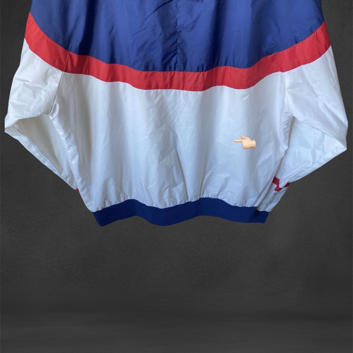 Fila Rare Vintage Fila Nylon Beige Blue Red Bomber Light Jacket Size US XL / EU 56 / 4 - 13 Thumbnail