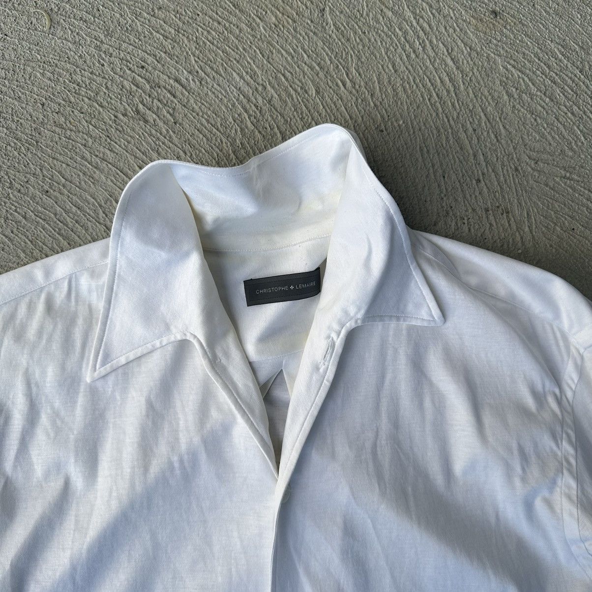 Christophe Lemaire Lemaire button up shirt, white Size US M / EU 48-50 / 2 - 2 Thumbnail