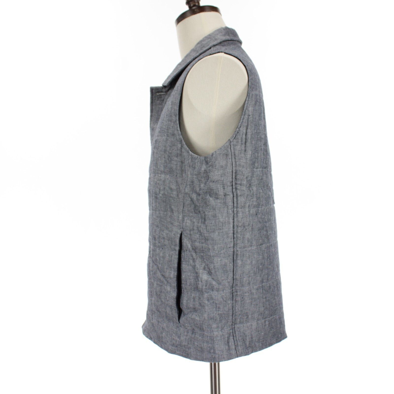 Luciano Barbera Luciano Barbera Vest Size M US In Blue Hemp Size US M / EU 48-50 / 2 - 6 Thumbnail