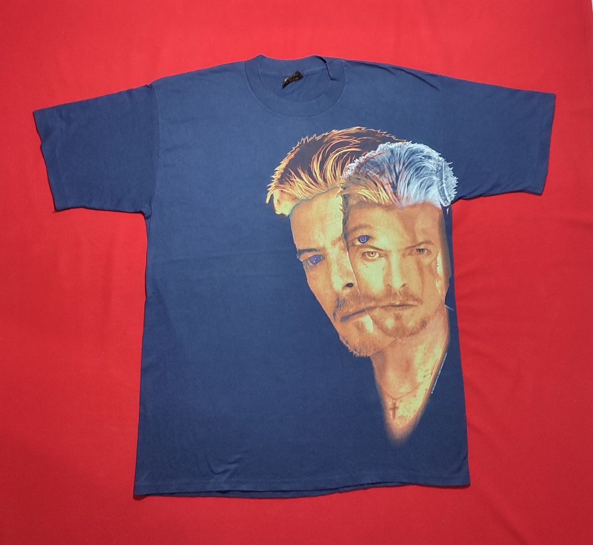 Band Tees × Vintage Vintage David Bowie Size US L / EU 52-54 / 3 - 9 Thumbnail