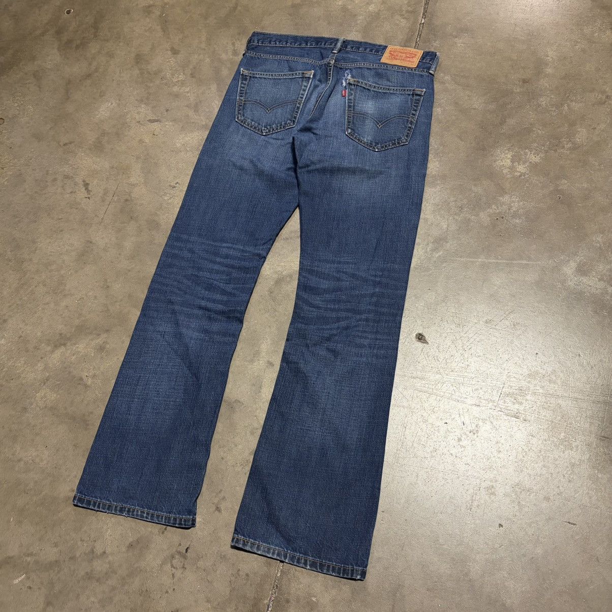 Levi's Vintage Levis 527 Low Rise Bootcut Denim Jeans Grunge Punk Size US 30 / EU 46 - 9 Thumbnail