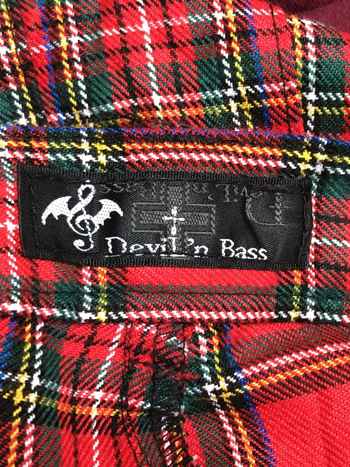 Japanese Brand Japanese Brand Devil’n Bass Tartan Bondage Pants Size US 32 / EU 48 - 10 Thumbnail