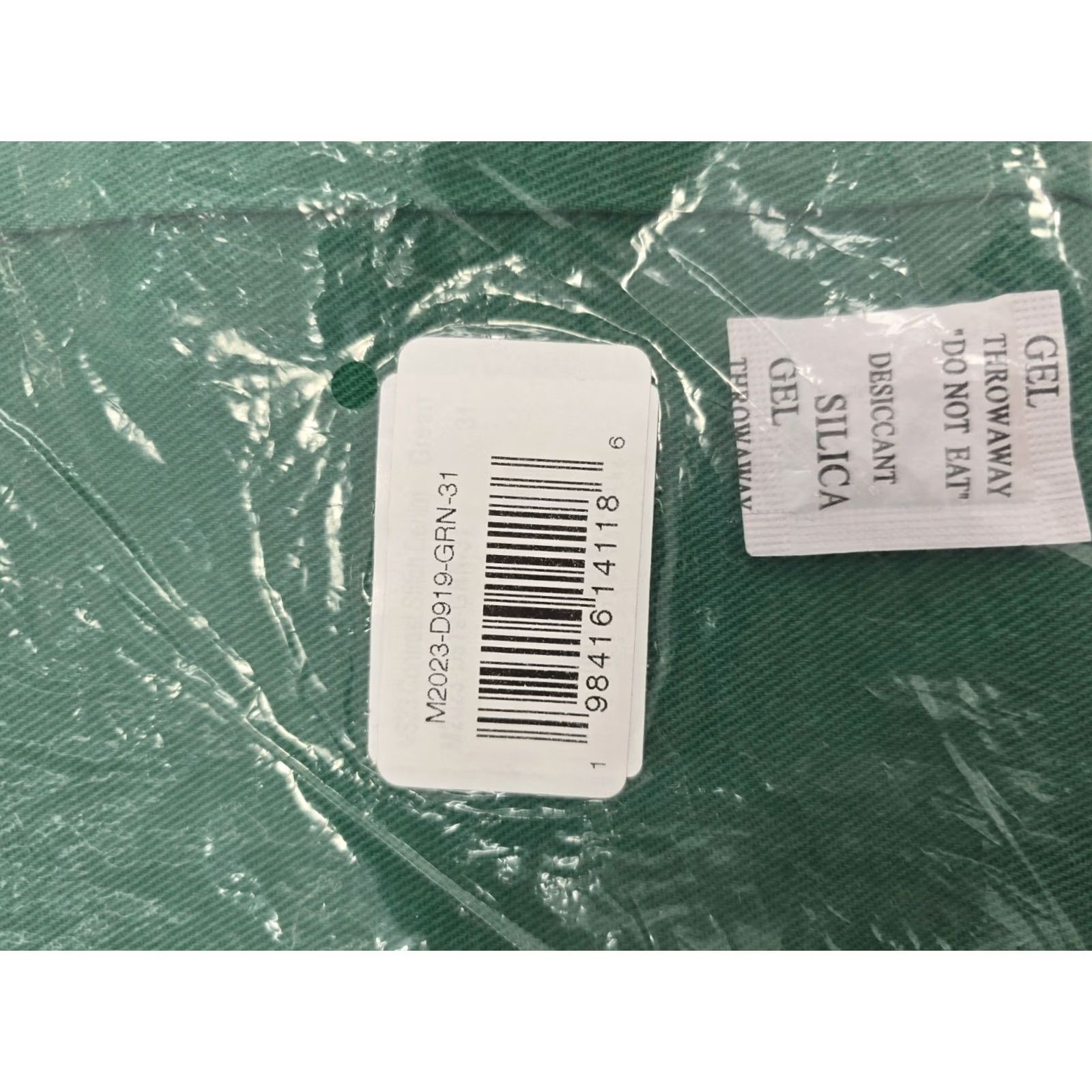 MNML mnml Jeans - Denim - Green - V523 Contrast Stitch - Size 31 - 100% Cotton - Button Zip - Streetwear - Men Size US 31 - 4 Thumbnail