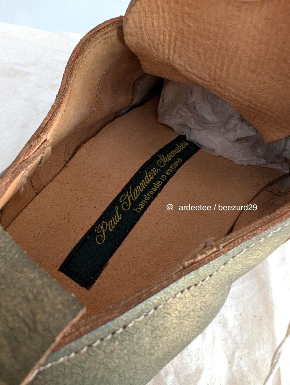 Paul Harnden Shoemakers *NEW* GOLD 2 LEATHER LACED OXFORDS 4L Size US 6.5 / IT 36.5 - 10 Thumbnail