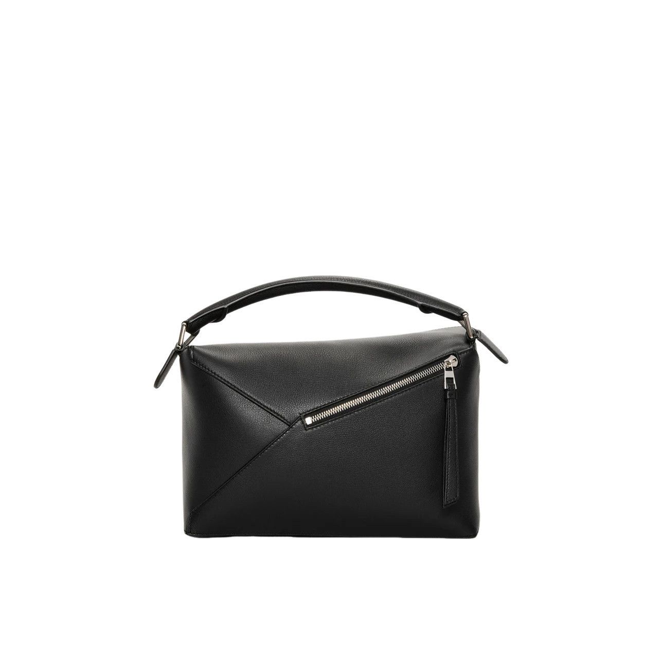Loewe LOEWE Puzzle Medium Edge $4100 Black Leather Handbag New & A Size ONE SIZE - 4 Thumbnail