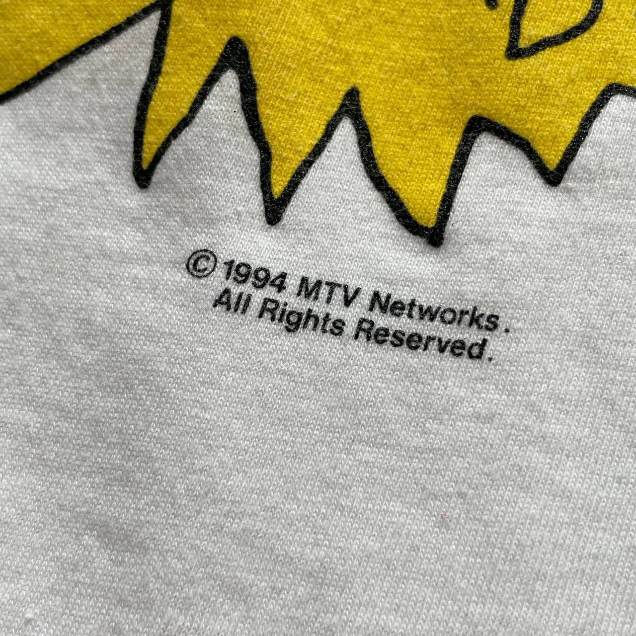 Mtv 1994 Vintage MTV Beavis and Butt-Head T-Shirt White Size L Size US L / EU 52-54 / 3 - 6 Thumbnail