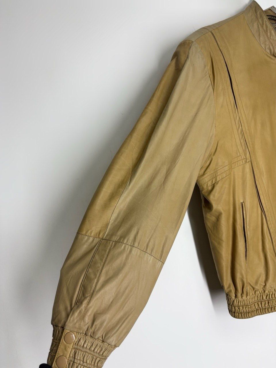 Zilli ZILLI Larsen Model Vintage Calf Leather Jacket Colonial Size US M / EU 48-50 / 2 - 8 Thumbnail