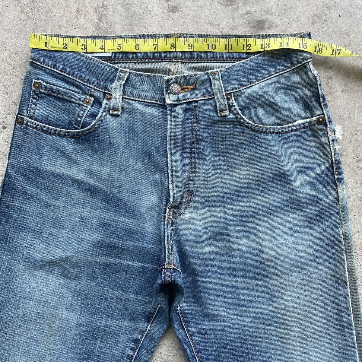 Edwin W31x33 Vintage Edwin 402 Japan Jeans Faded Denim Pants Size US 31 - 5 Thumbnail