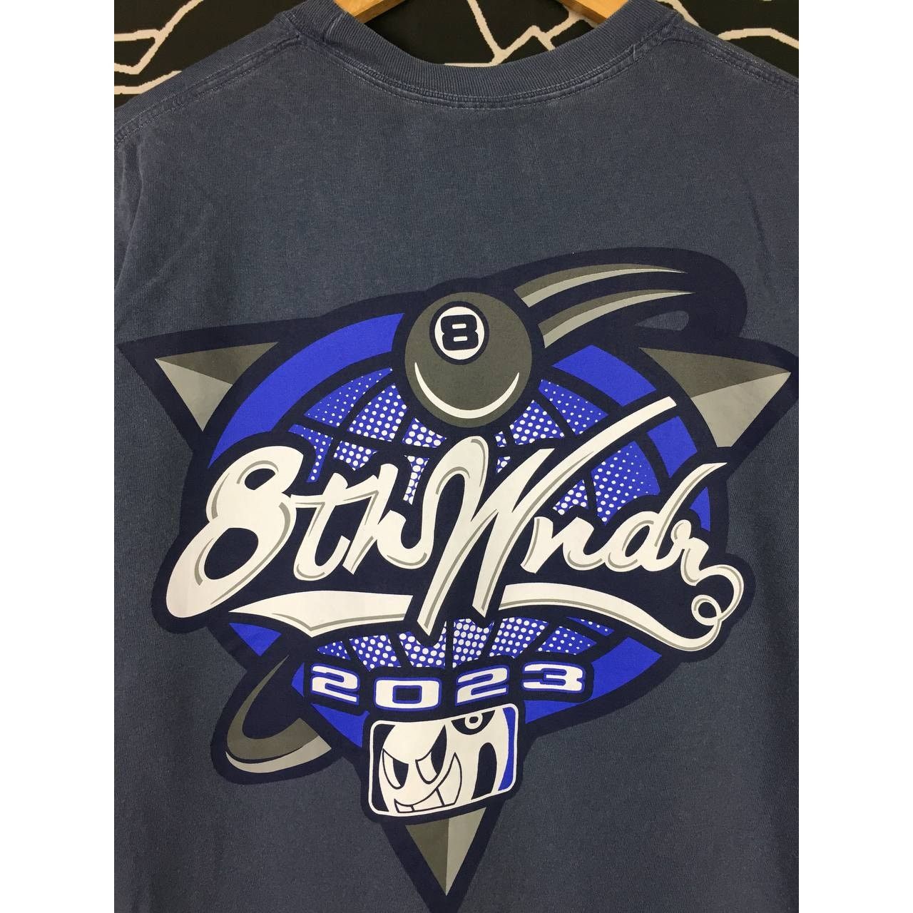 8THWNDR × Vintage Vtg 8THWNDR 8th Series 2023 Big Logo Streetwear Tee Size US M / EU 48-50 / 2 - 3 Thumbnail