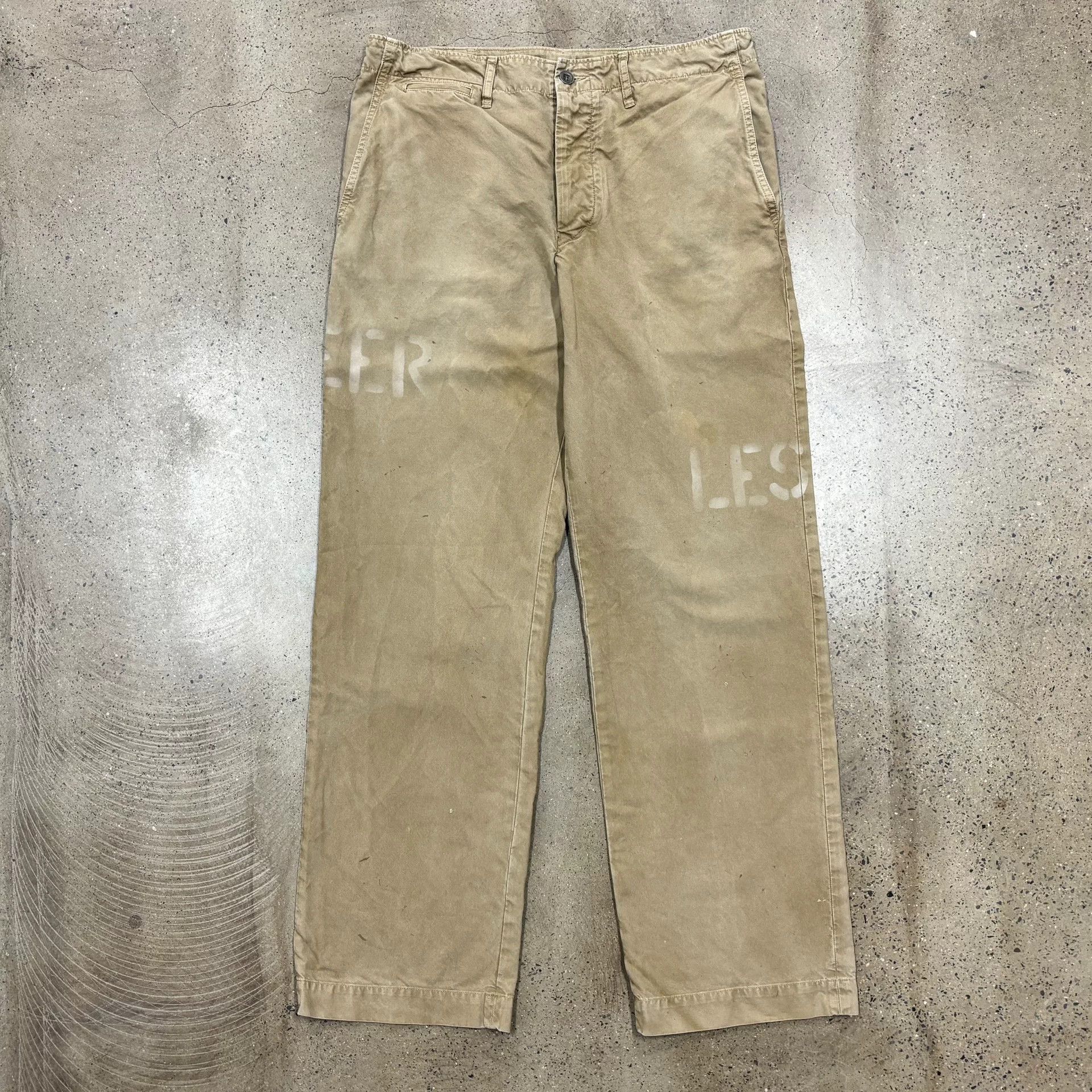 Visvim visvim peerless chino pants with distressed detail Size US 31 - 1 Thumbnail