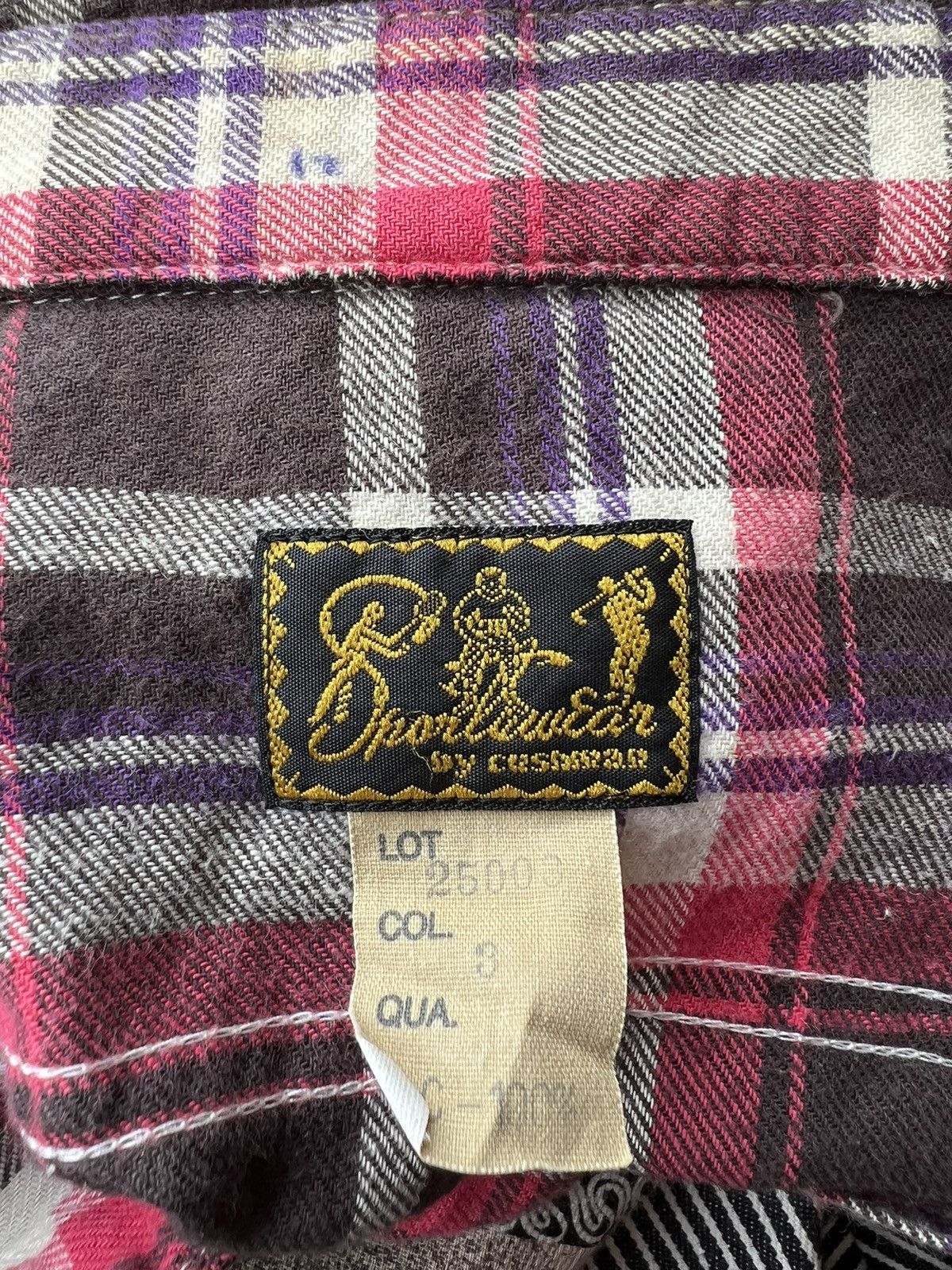 Cushman Cushman Japan Chin Strap Gusset Flannel Shirt Size US M / EU 48-50 / 2 - 17 Thumbnail
