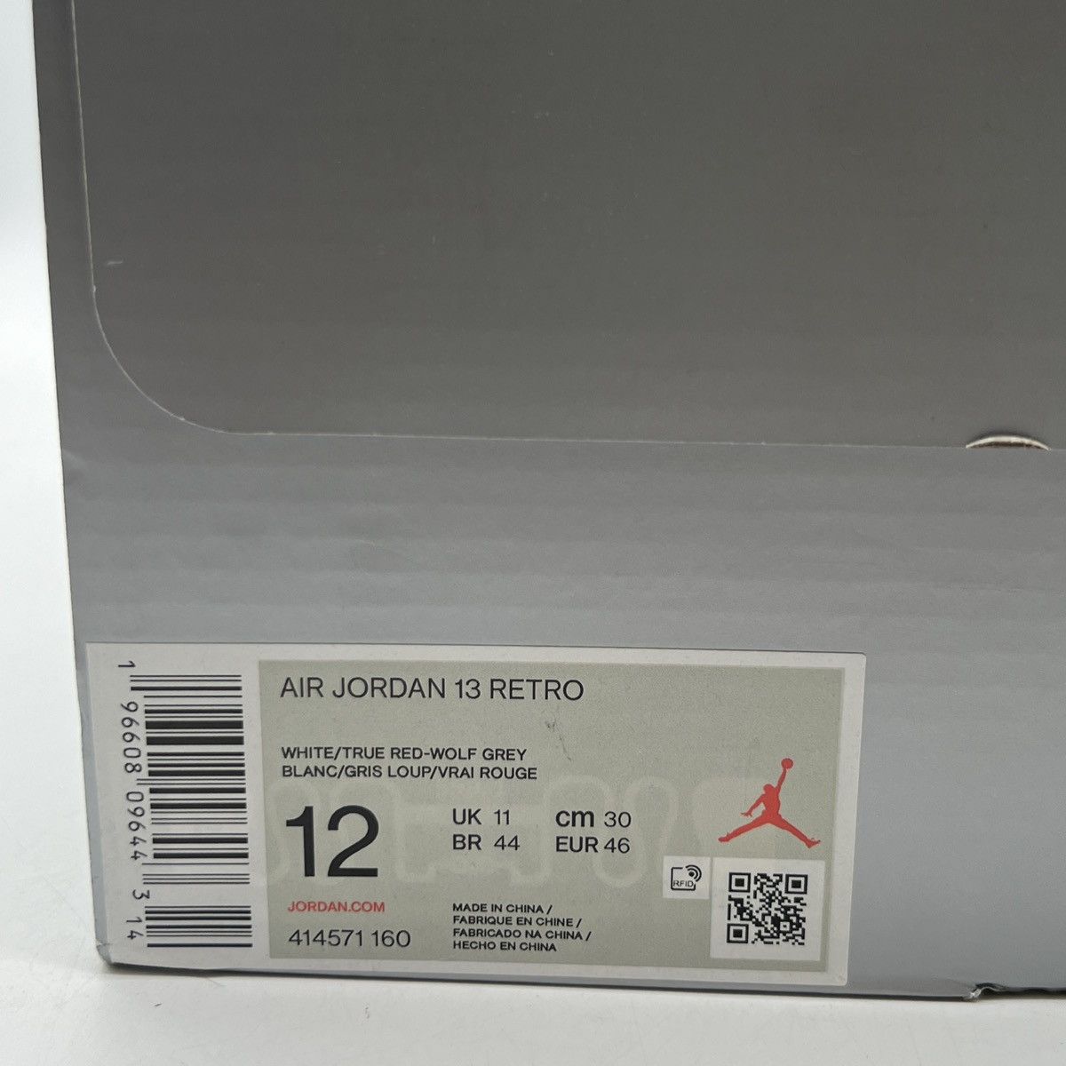 Jordan Brand Air Jordan 13 white wolf grey Size US 12 / EU 45 - 6 Thumbnail