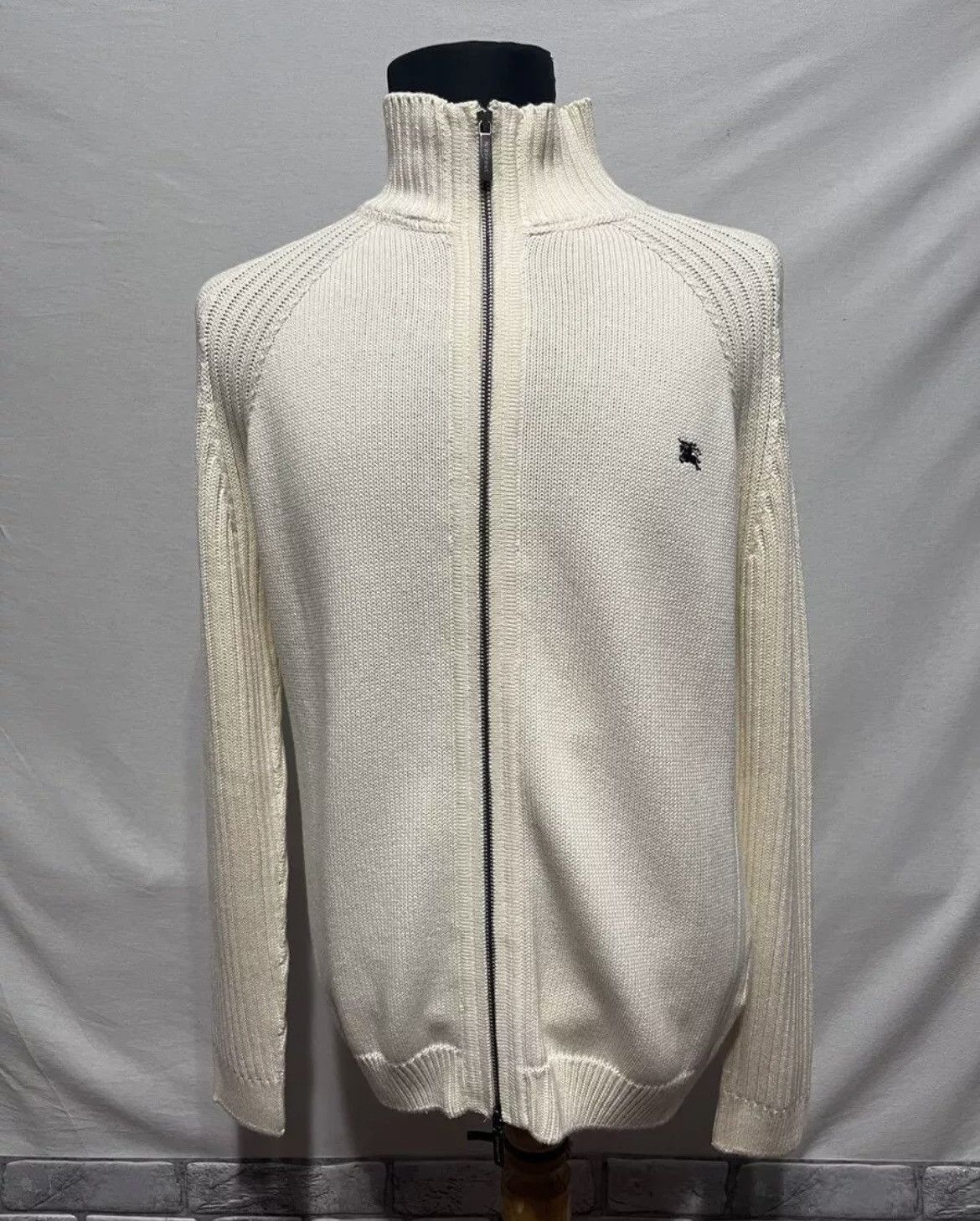 Sweater Burberry Men White Size 6