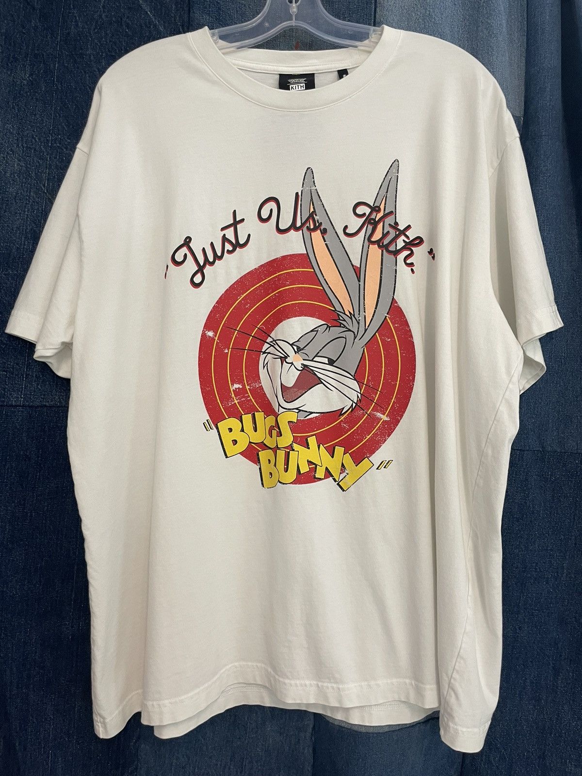 image of Bugs Bunny Kith Looney Tunes Warner Brothers Cartoon in White, Men's (Size 2XL)