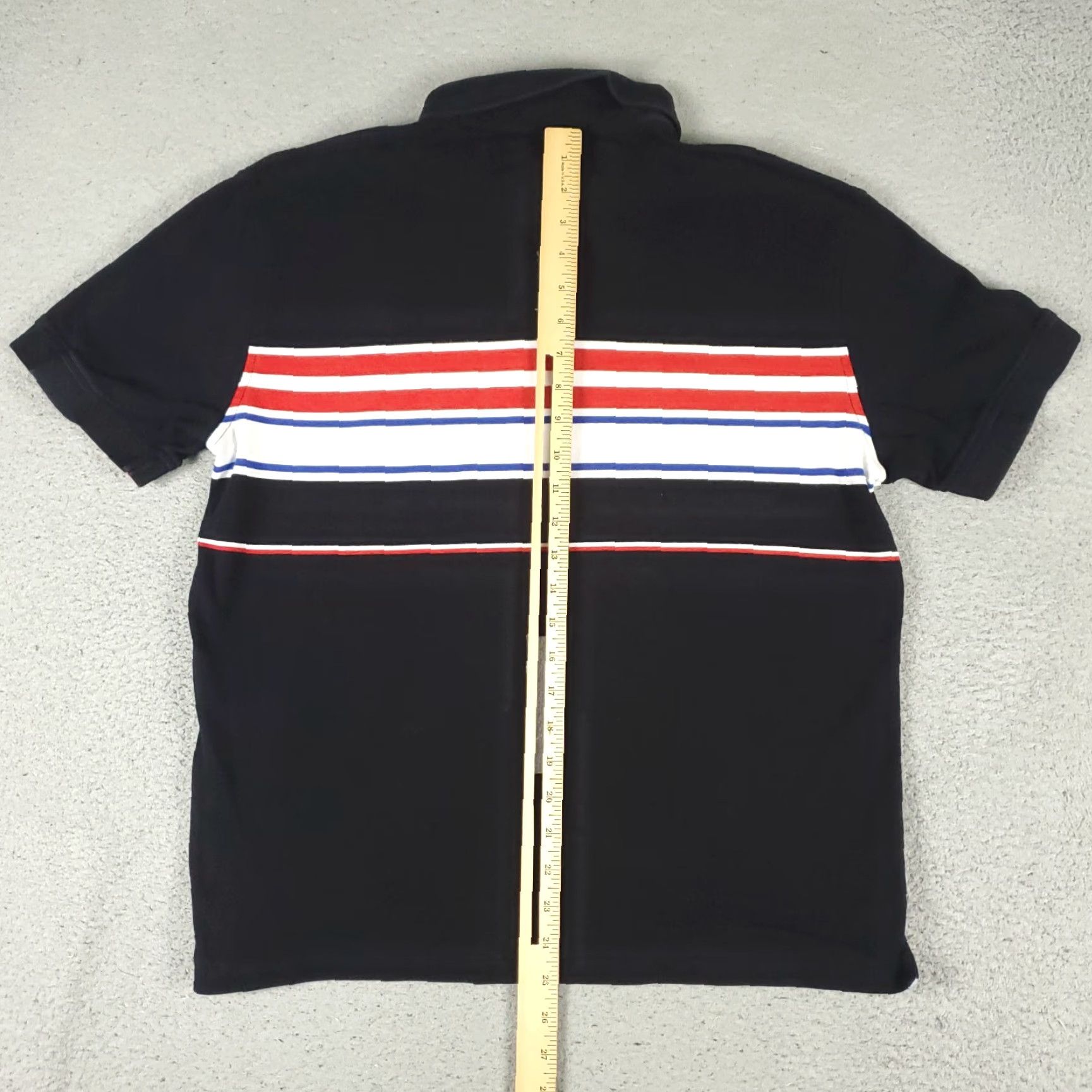 Tommy Hilfiger Tommy Hilfiger Polo Shirt Mens Medium Black Short Sleeve Casual Activewear Size US M / EU 48-50 / 2 - 4 Thumbnail