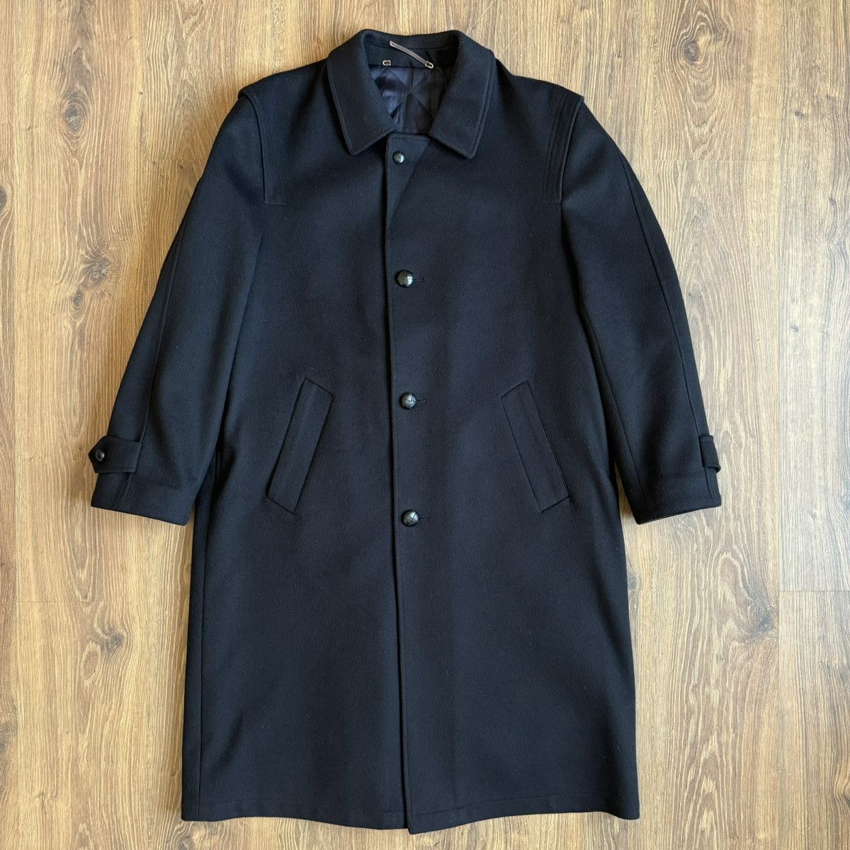 Other Steinbock Luxus Himalaya Loden Wool Alpaca Coat Men’s Navy Size US M / EU 48-50 / 2 - 1 Thumbnail