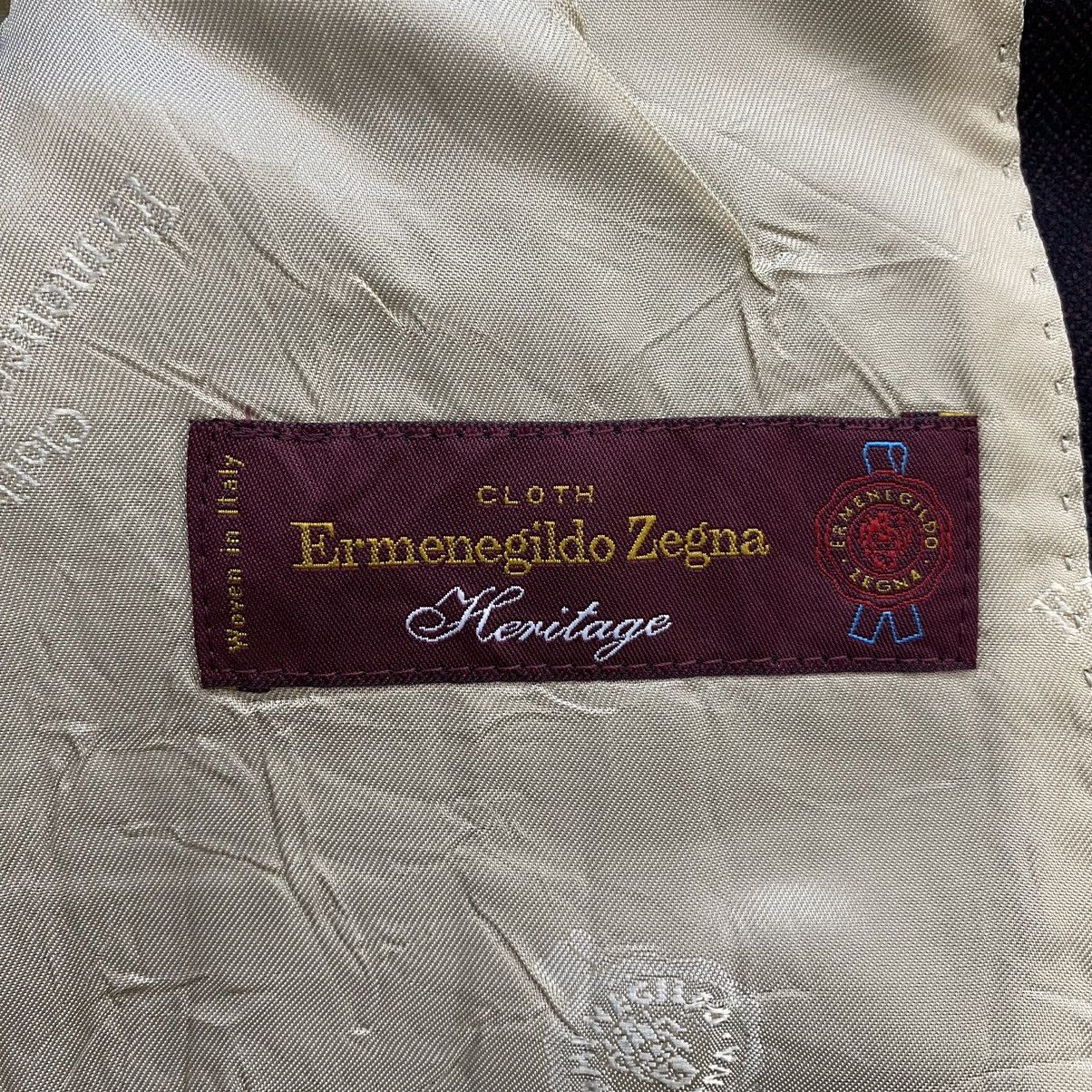 Ermenegildo Zegna ERMENEGILDO ZEGNA HERITAGE Italian Brand Plain Black Coat Size US S / EU 44-46 / 1 - 3 Thumbnail