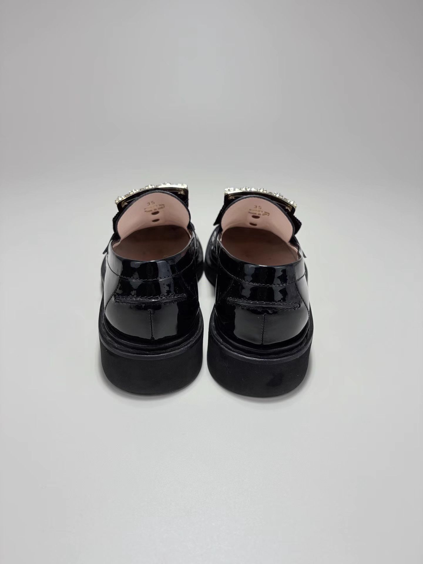 Roger Vivier ROGER VIVIER RV Crystal Buckle Loafers Size US 5 / IT 35 - 4 Thumbnail