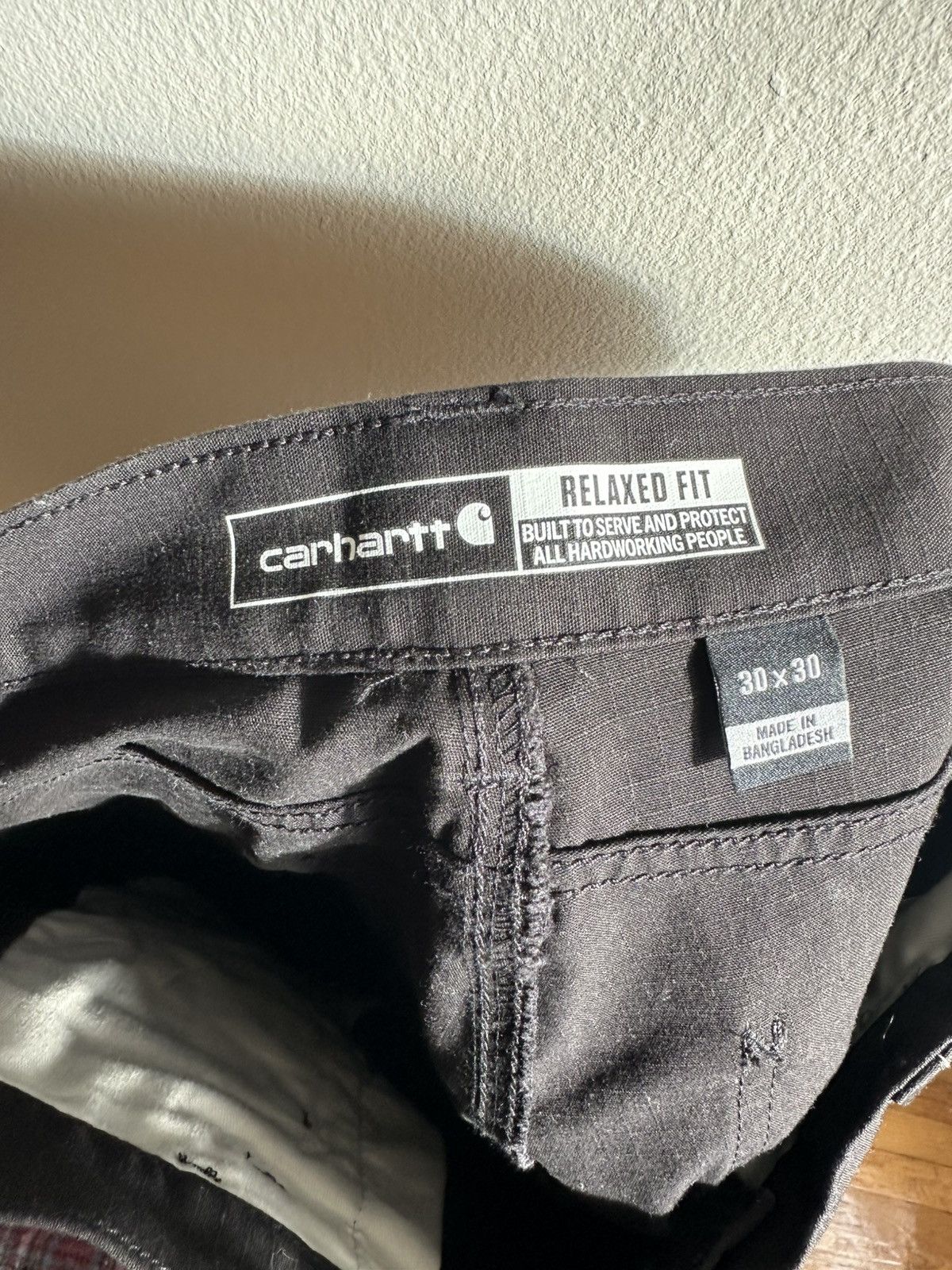 Carhartt Carhartt Black Cargo Work Pants Size US 30 / EU 46 - 5 Thumbnail
