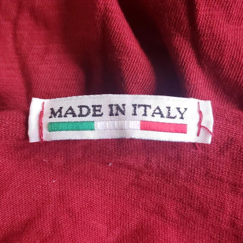 Designer CT557a Made in Italy Ladies Red Tank Top Size L / US 10 / IT 46 - 4 Thumbnail