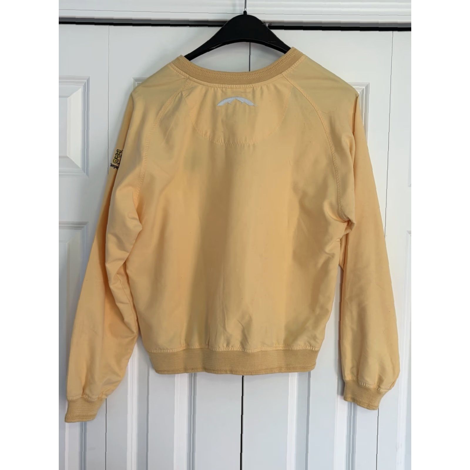 Vintage VINTAGE Sun Mountain Windbreaker Golf Houndstooth Pullover Lined Reversible Pockets Elastic Waist Yellow M Mens Size US M / EU 48-50 / 2 - 2 Thumbnail