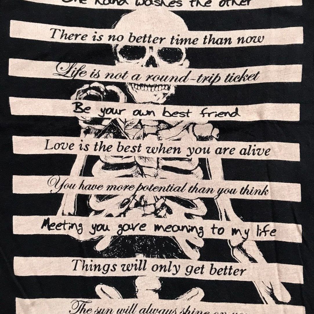Japanese Brand DIG DEEP Punk Design Women Tee Size S / US 4 / IT 40 - 3 Thumbnail
